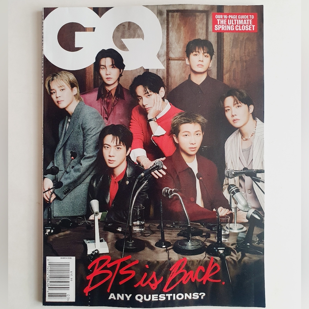GQ Magazine March, 2026 - BTS is Back